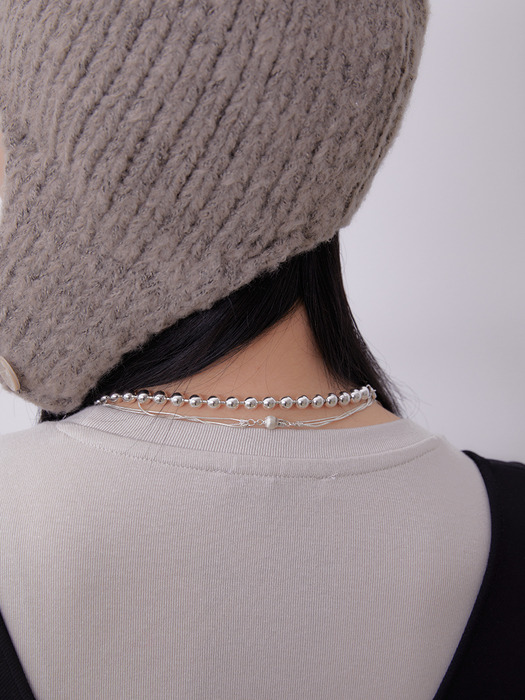 simple layered necklace