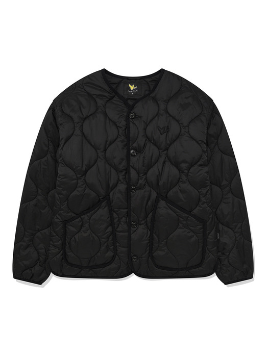 WAPPEN QUILTTING JUMPER BLACK