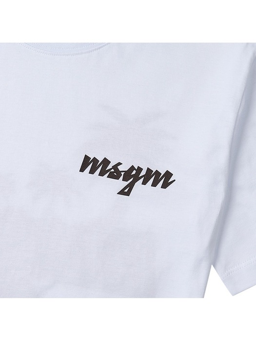 [MSGM] 트로피컬 로고 반팔 티셔츠 3441MDM185 237002 01