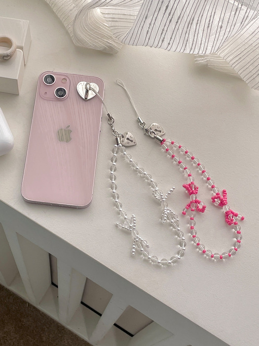 Double Ribbon Phone Strap_HC2433KE002M