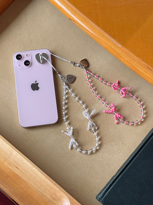 Double Ribbon Phone Strap_HC2433KE002M