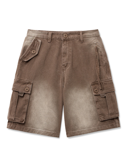 7 cargo pants (brown)