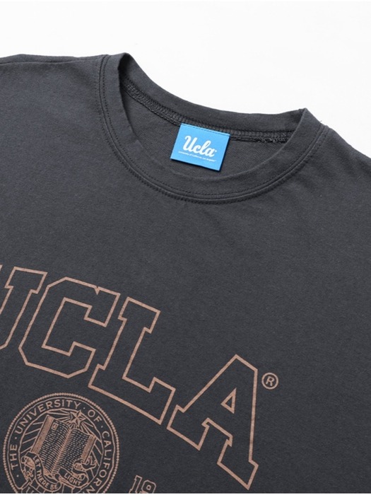 여성 UCLA 워싱 반팔 티셔츠[CH-GREY](UA4ST5A_37)