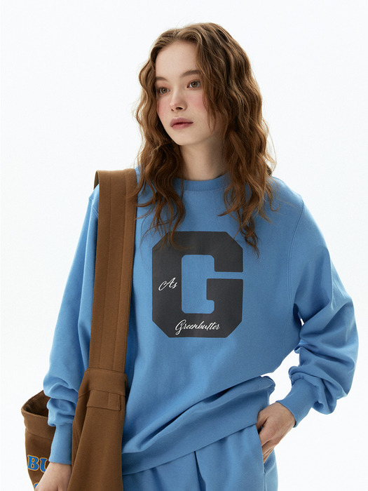 G Script Sweatshirt (Light Blue)