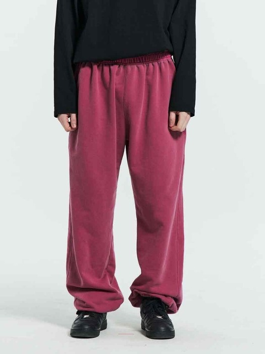 MPa CALF LOGO SWEAT PANTS (PINK)