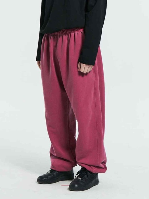 MPa CALF LOGO SWEAT PANTS (PINK)