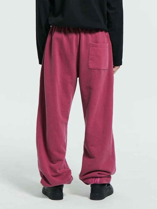 MPa CALF LOGO SWEAT PANTS (PINK)