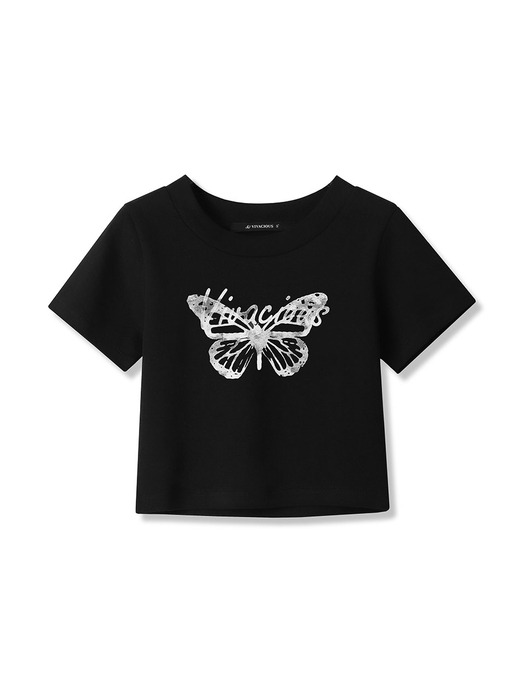 Butterfly Crop t-shirt - 3COL