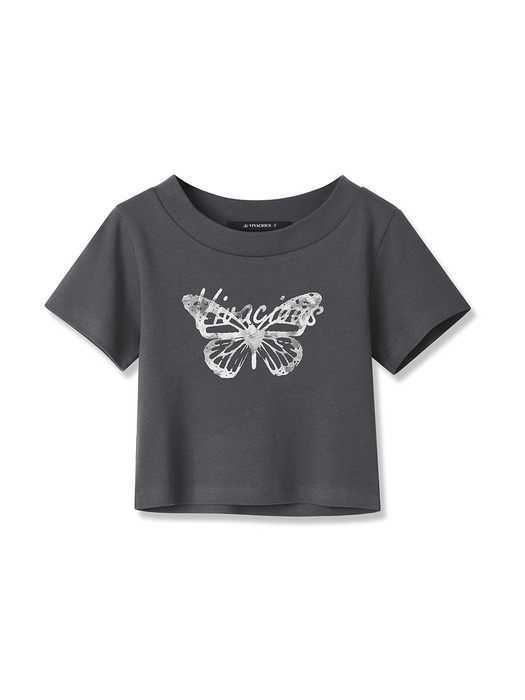 Butterfly Crop t-shirt - 3COL