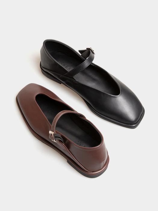 [단독]Davie 데이비 메리제인 스퀘어토 플랫슈즈(2way)_F359_3colors_1cm_2cm_3cm_4.5cm