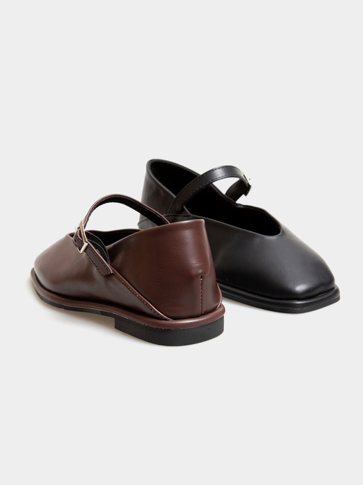 [단독]Davie 데이비 메리제인 스퀘어토 플랫슈즈(2way)_F359_3colors_1cm_2cm_3cm_4.5cm