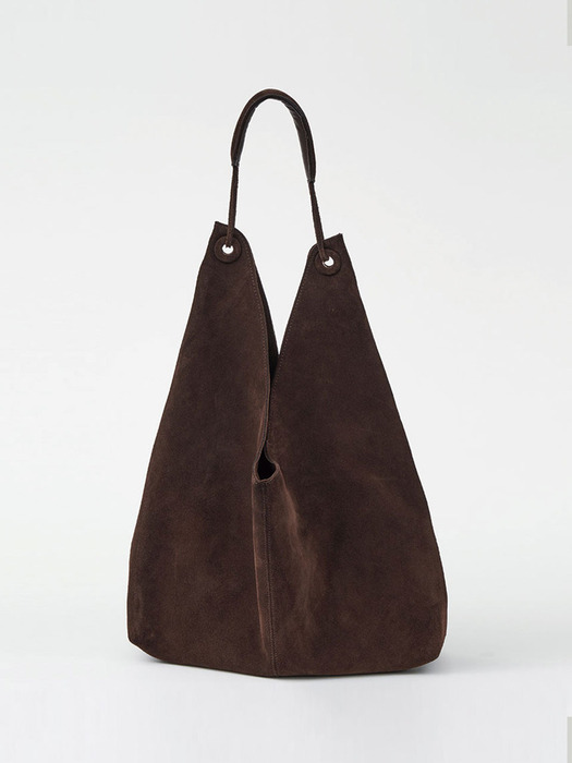 Suede Hobo Bag(Brown)