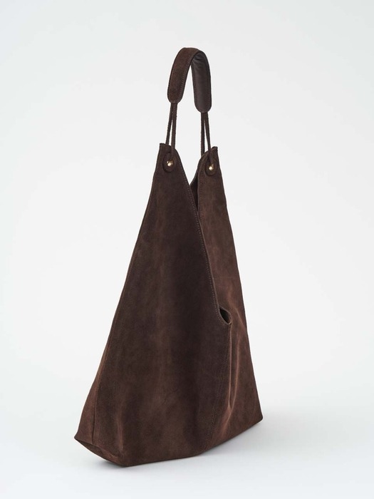 Suede Hobo Bag(Brown)