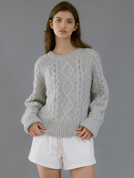 [컬러추가] [Unisex] Heavywool Alpaca Fisherman Knit_6 Colors