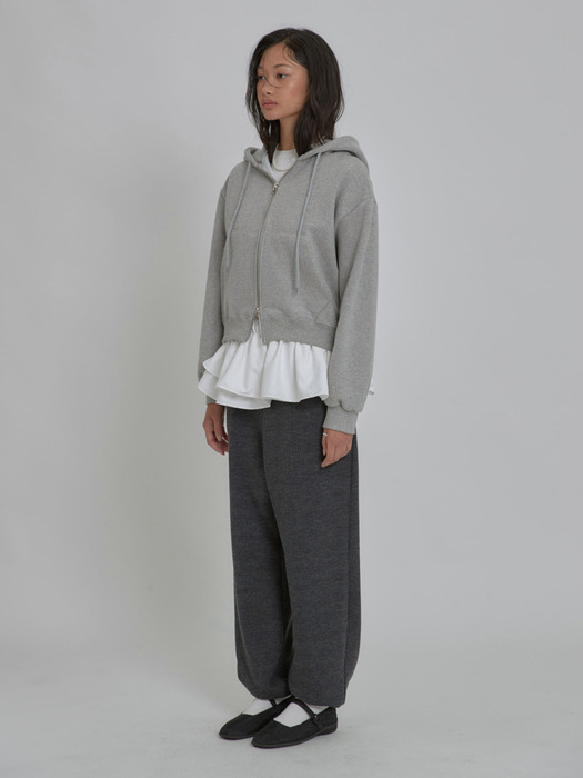 Warm Layer Knit Jogger Pants Dark Gray