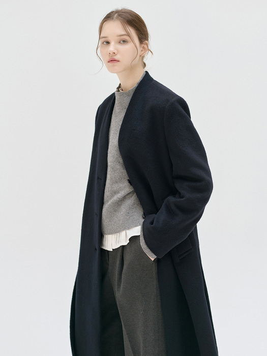 24WN collarless minimal coat [NA]