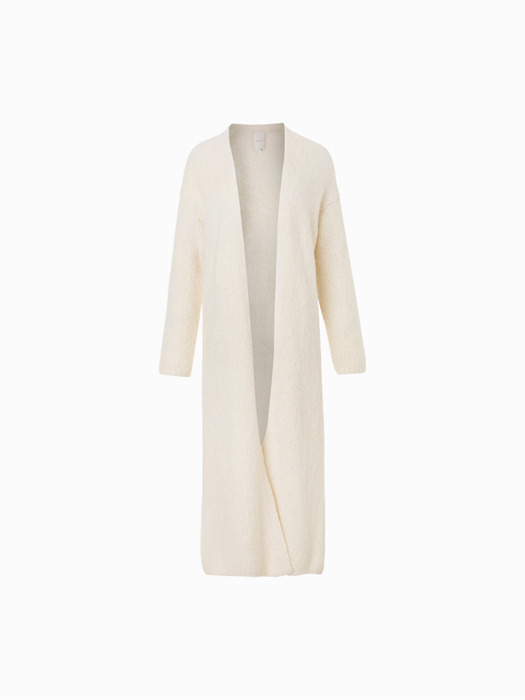 Lumi Alpaca Long Cardigan (Ivory)