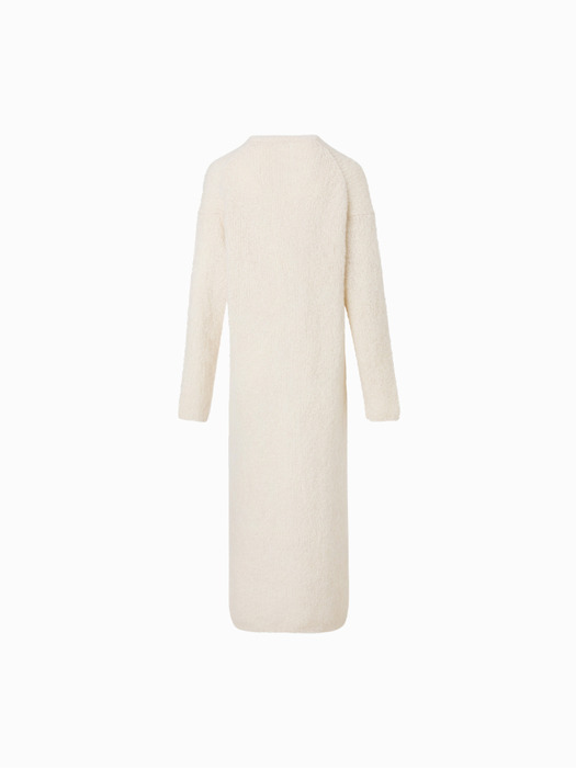 Lumi Alpaca Long Cardigan (Ivory)