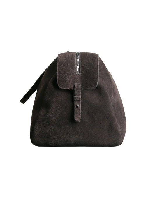 [2차 재입고]SUEDE LEATHER LARGE TOTE BAG, SUEDE BROWN