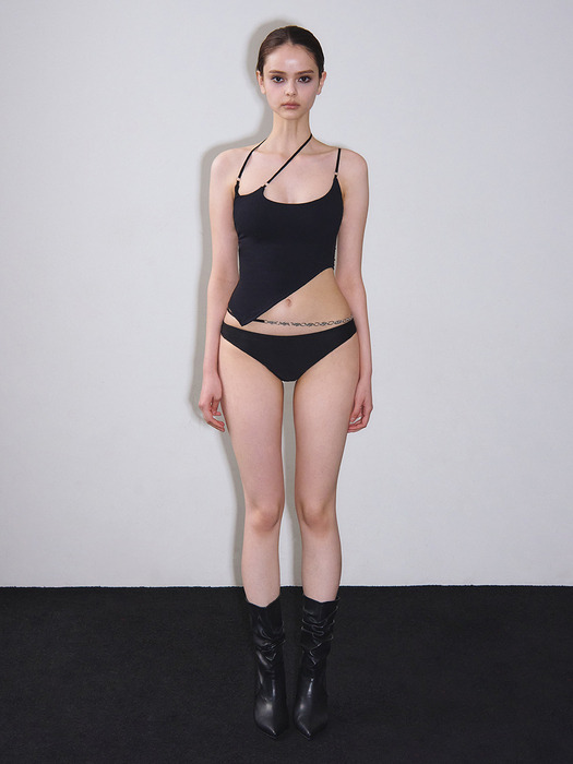 W 스트링 비키니브라 (Black)