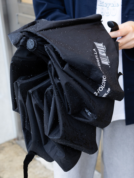 GBH HOME 3-FOLDING UMBRELLA BLACK