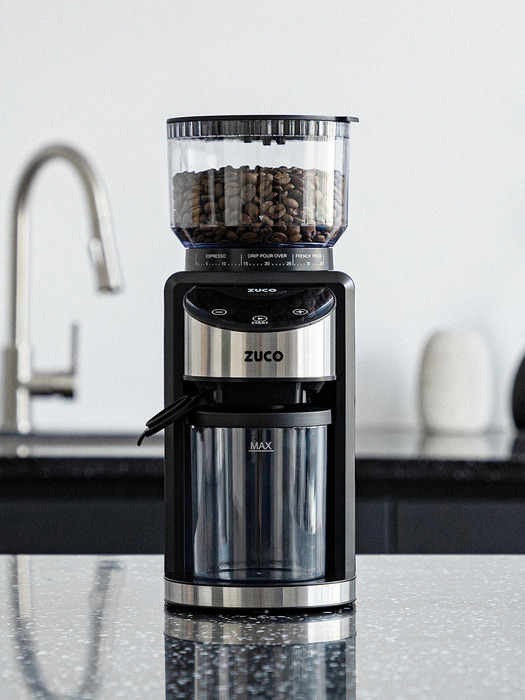 주코 코니컬버 전동 커피 원두 그라인더 ZG-XB001B