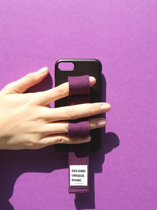 SUN CASE RIBBON BLACK DEEP PURPLE