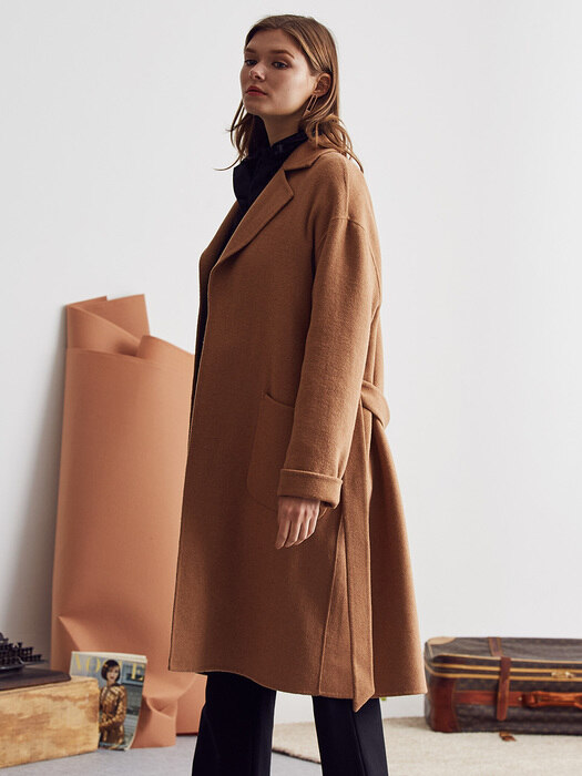 L S HANDMADE COAT(BROWN)