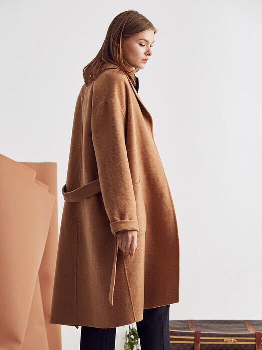 L S HANDMADE COAT(BROWN)