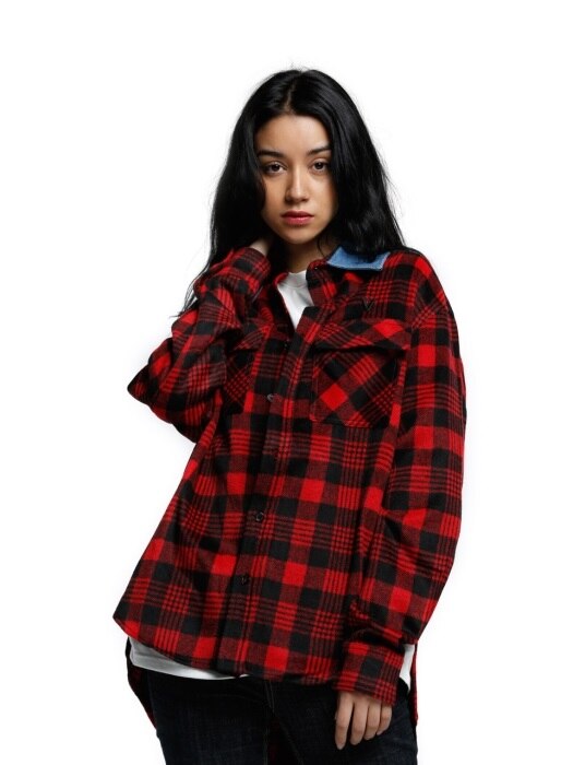 FLANNEL SHIRT RED