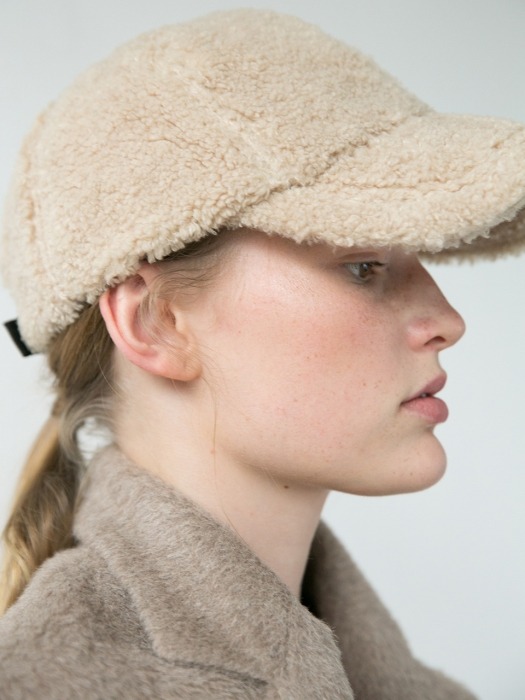 WINTER BALL CAP_BEIGE