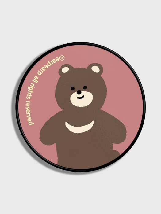Board bear-dark pink(스마트톡)