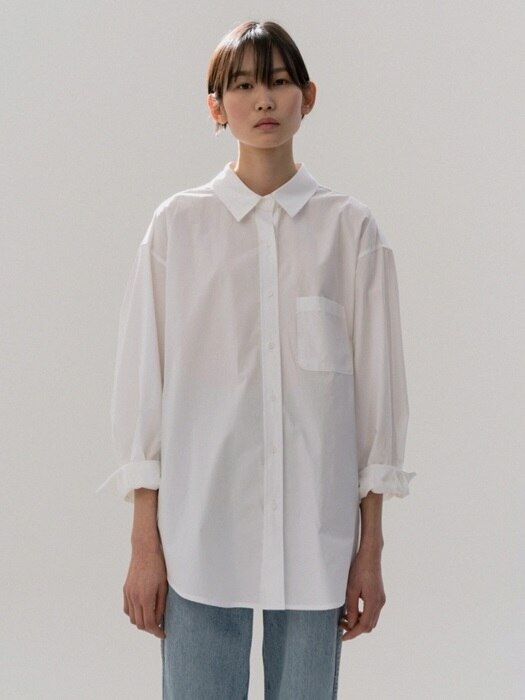 box shirt (white)