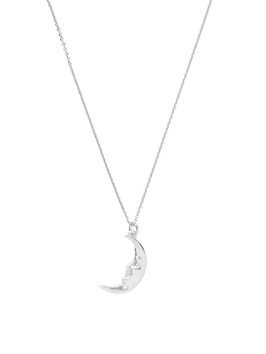 mini moon necklace