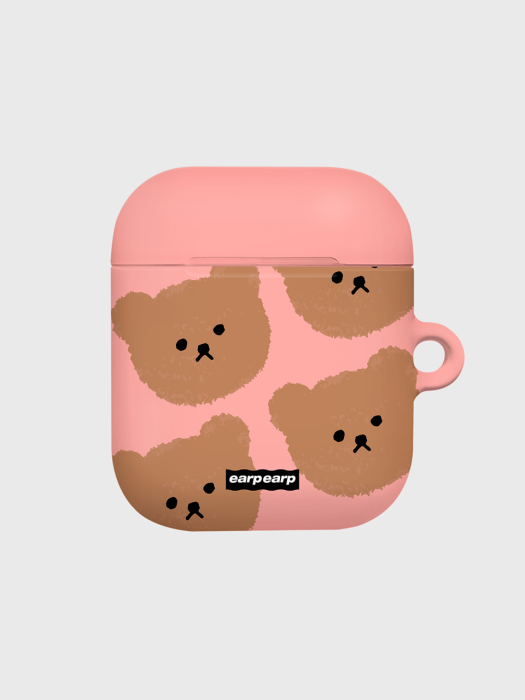 Dot big bear-pink(Hard air pods)