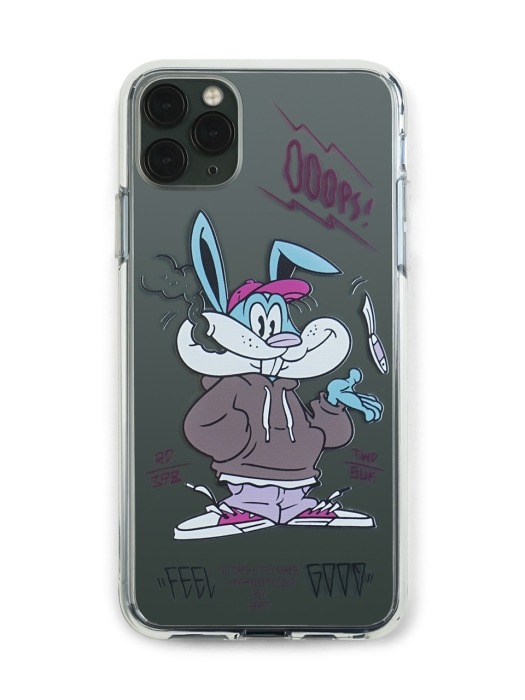 PHONE CASE RABBIT GANG CLEAR iPHONE 11 / 11 Pro / 11 Pro Max