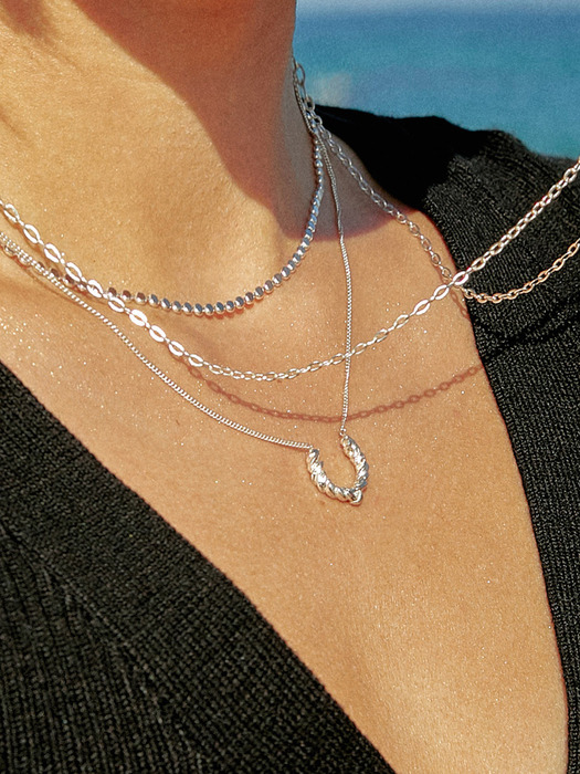 (silver925)Dream wave Necklace