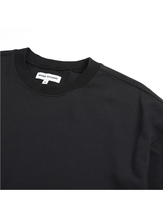 DAILY HALF T-SHIRTS_BLACK(W)