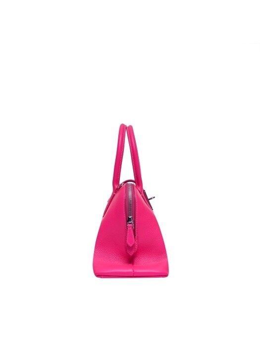 Toque tote Halfmoon S (토크 토트 하프문 스몰) Neon pink