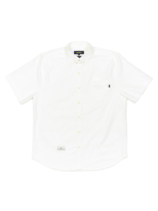 OXFORD HALF SHIRT CLASSIC OVER VERSION_IVORY