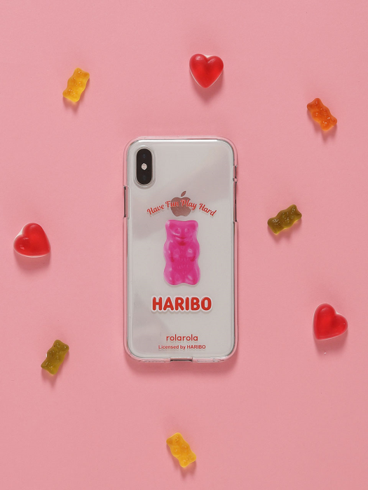 (PC-20333) ROLAROLA X HARIBO JELLY PHONE CASE PINK