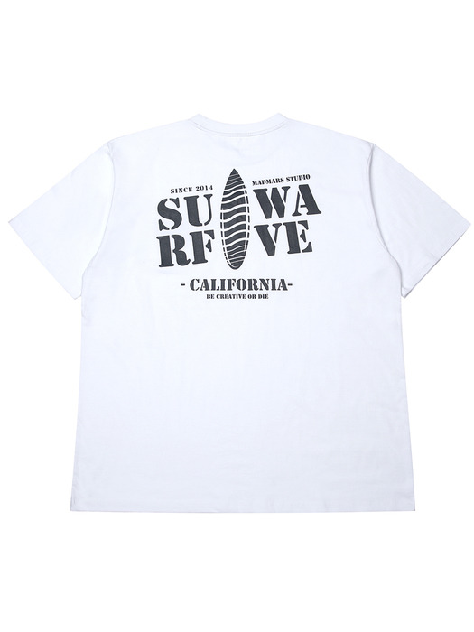 SURF WAVE TEE_WHITE