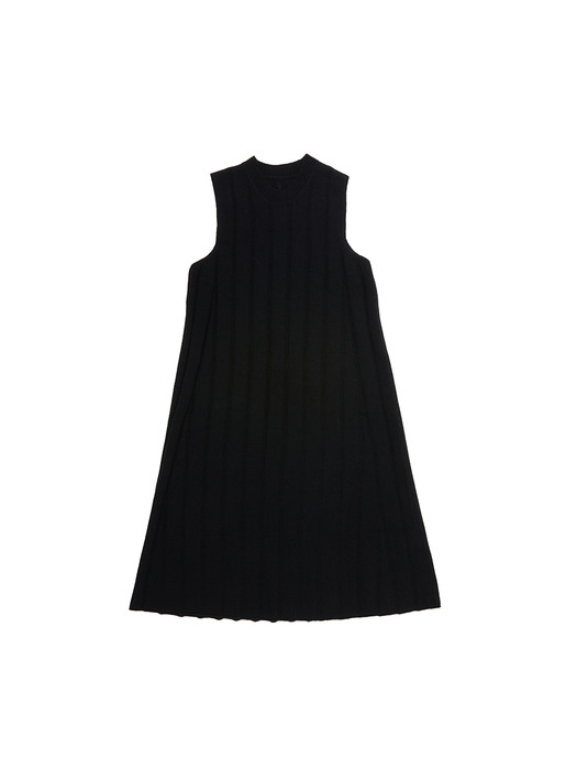 SEOUL FOREST Knit maxi dress (Black)