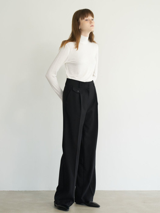 20 Winter_Black High-rise Wide Trousers