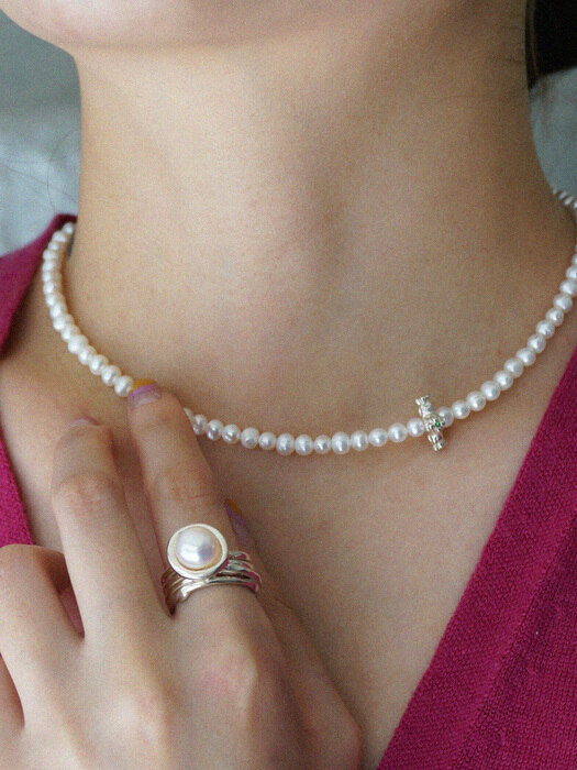 Madame Monet Pearl Necklace