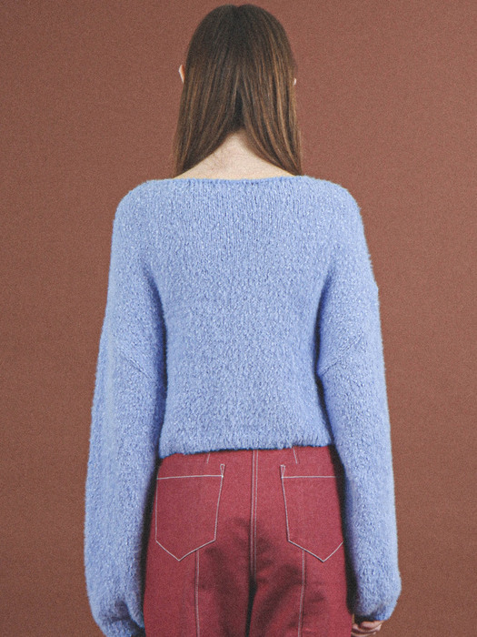 Snow crop knit (blue)