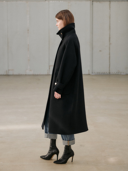 20WN single raglan coat [BK]