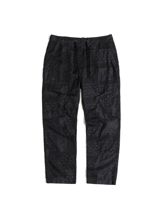 UTILITY EASY PANTS / BLACK JACQUARD