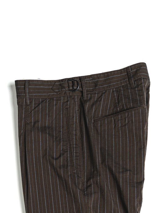 EXPLORER PANTS / BROWN STRIPE