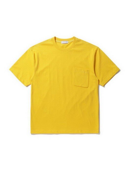 over-fit pocket short sleeve t-shirt_CWTAM21412YEX